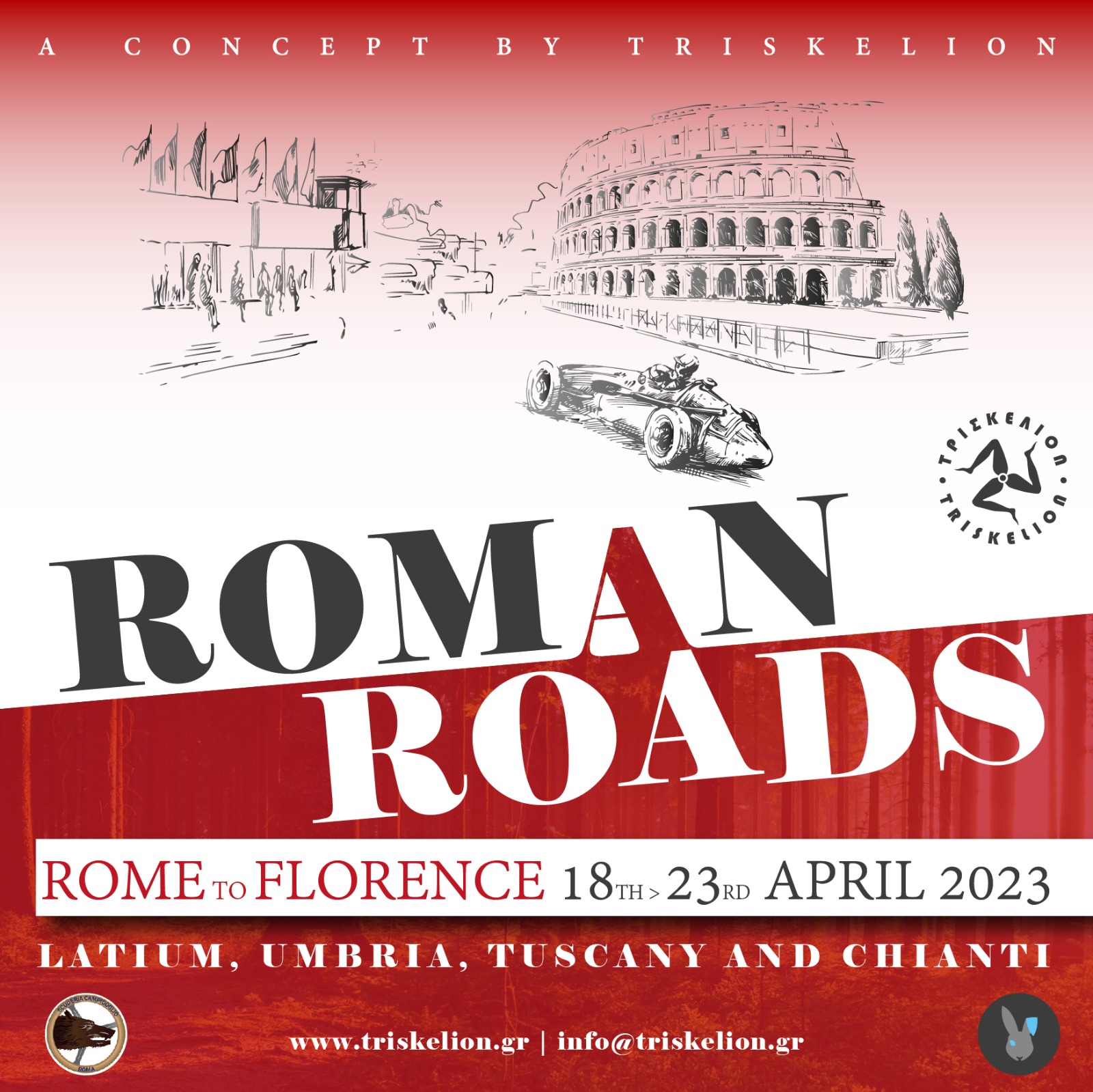 Roman Roads 2023 Triskelion